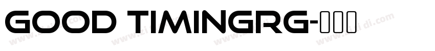 Good TimingRg字体转换